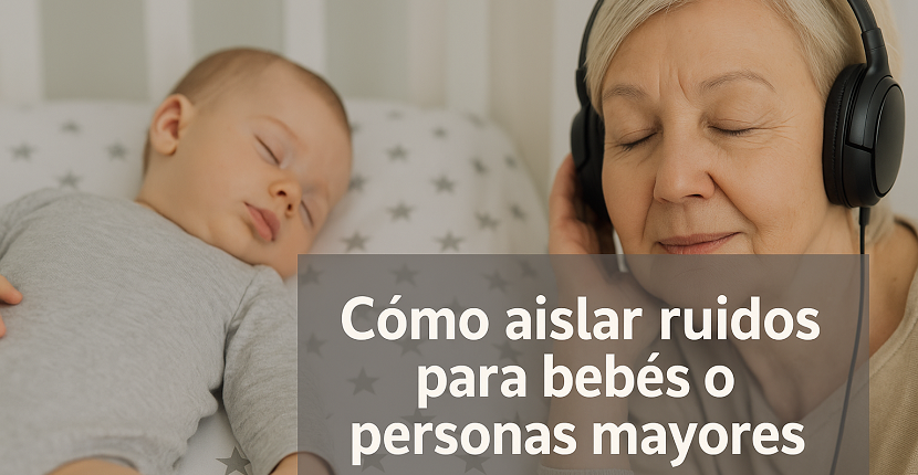 Cómo aislar ruidos para bebés o personas mayores