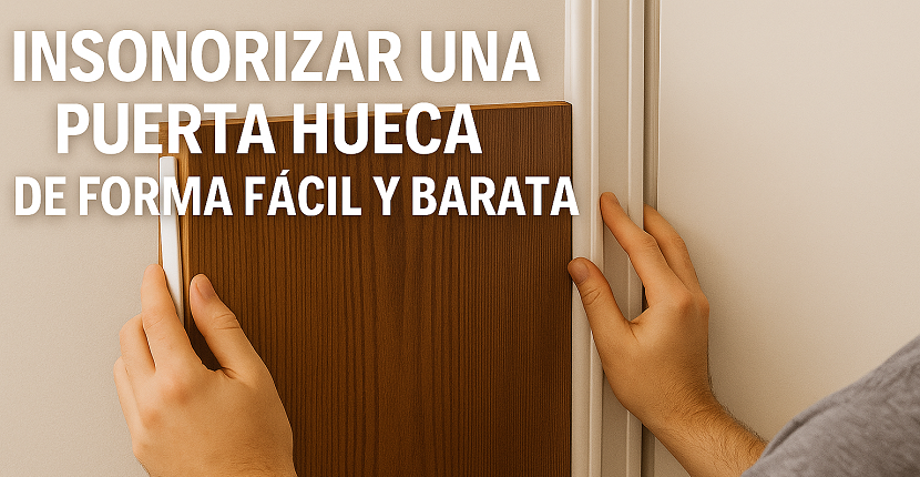 Insonorizar una puerta hueca de forma fácil y barata